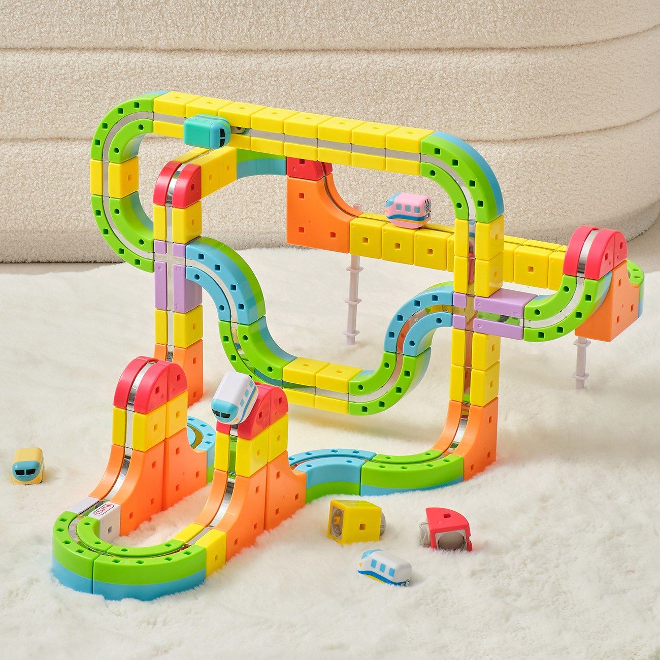 合金火车反重力电动高铁儿童玩具男孩3到6岁磁力轨道积木生日礼物,淘宝优惠券,粉丝福利购,淘宝优惠卷