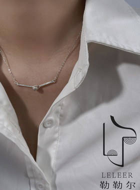 勒尔民族盘扣耳环高级感银饰项链