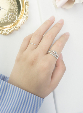 勒勒尔吉祥五畜蒙古元素戒指时尚