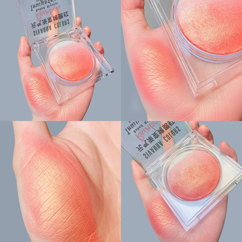 思薇娜修容一体盘微醺渐变橘色腮红 sivannacolors腮红/胭脂