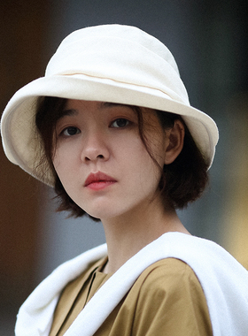 爱尔兰亚麻防晒沙滩帽出游度假帽