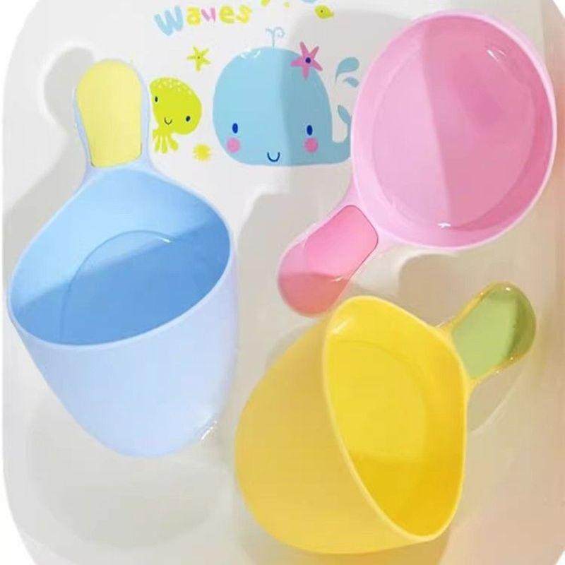 婴儿洗头杯宝宝洗澡小水勺沐浴洗发杯戏水瓢儿童水舀子花洒塑料厚,淘宝优惠券,粉丝福利购,淘宝优惠卷