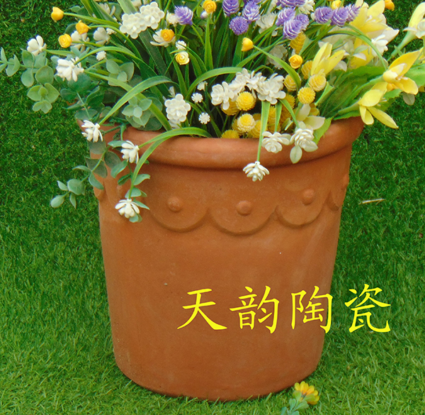 红陶花盆，红土花盆，陶花盆，陶罐，陶缸，方花盆T771,T772,T773-图0