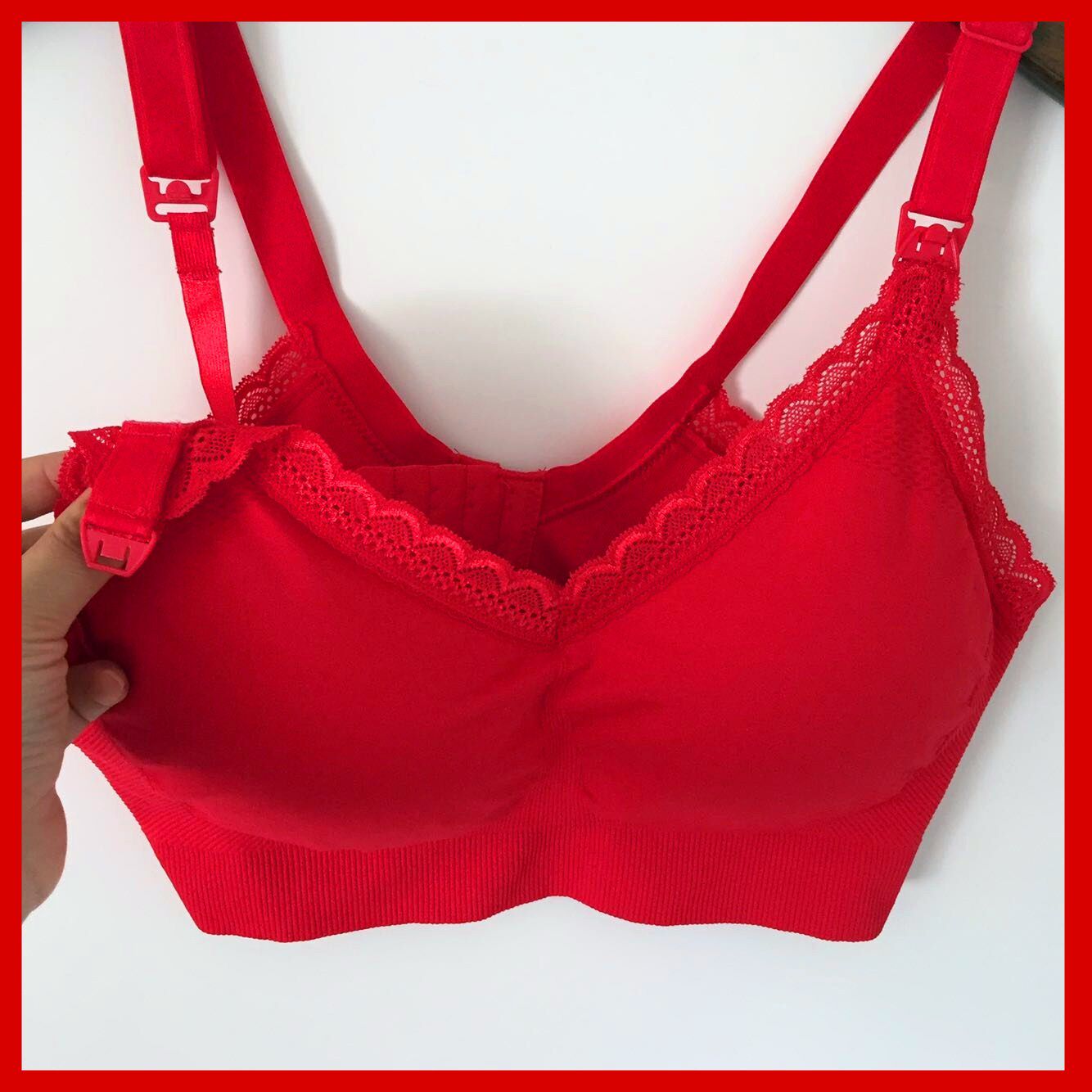 红色孕妇内套装本命年怀孕期内裤 古莉欧(文胸-内裤)套装