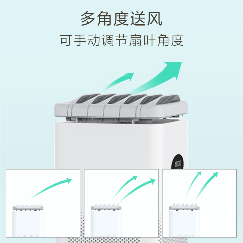 小米米家第二代无叶风扇适配空气净化器2/2S/F1/4家用除甲醛PM2.5 - 图2