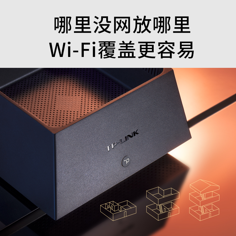 TP-LINK K20 全屋WiFi6覆盖分布式子母路由器套装千兆端口双频5g网络信号分享器AX3000*2台Mesh大户型组网器 - 图2