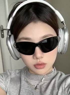 千禧风未来科技感墨镜废土朋克Y2K星芒太阳墨镜凹造型时髦男女潮