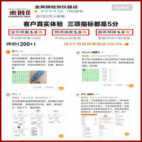 新能源汽车故障诊断仪电池包检测燃油车检测查公里数二手车收车通 - 图0
