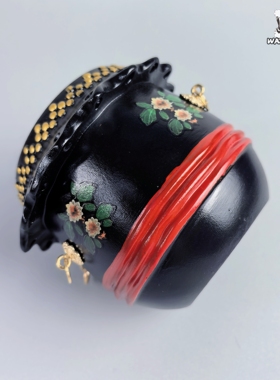 树脂南狮鼓锣镲套装摆件