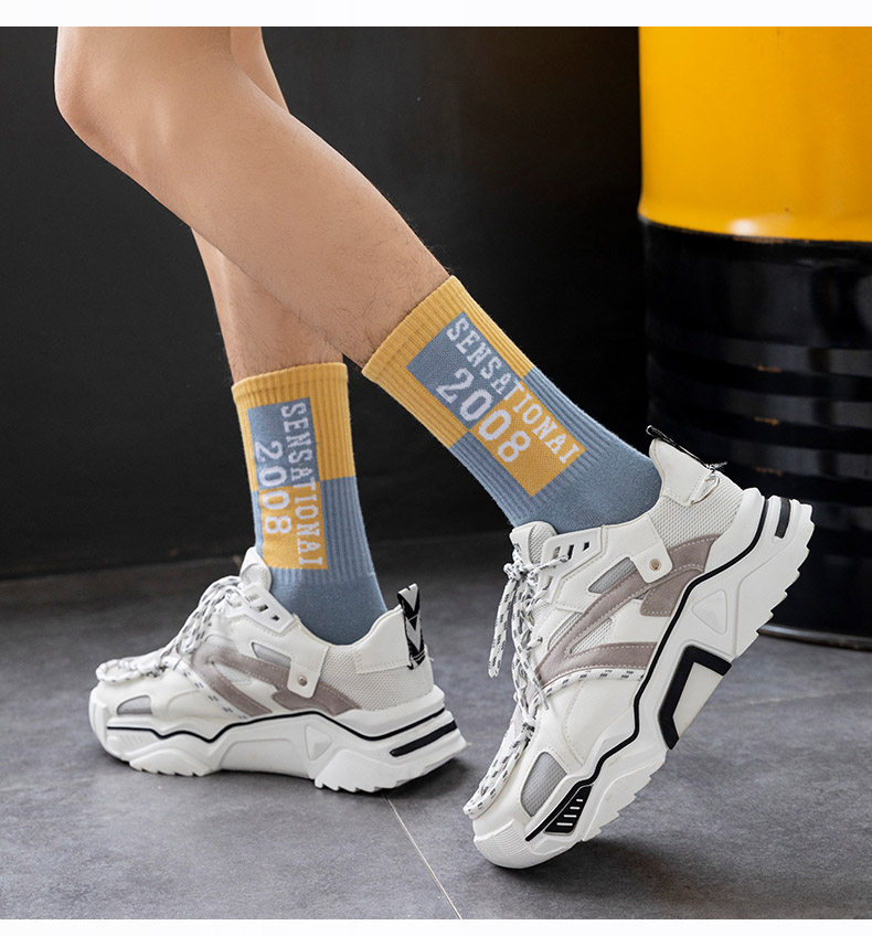 秋季中筒纯棉篮球长筒男士防臭长袜 妮轻短袜/打底袜/丝袜/美腿袜