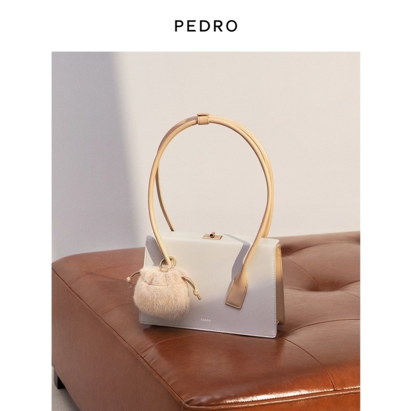 pedro腋下女可拆卸毛绒零钱单肩包 PEDRO女士包袋