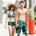 Bộ đồ bơi đôi phù hợp với quần boxer mới chia bikini nữ ba mảnh cỡ lớn thể thao và giải trí JH0802 - Vài đồ bơi