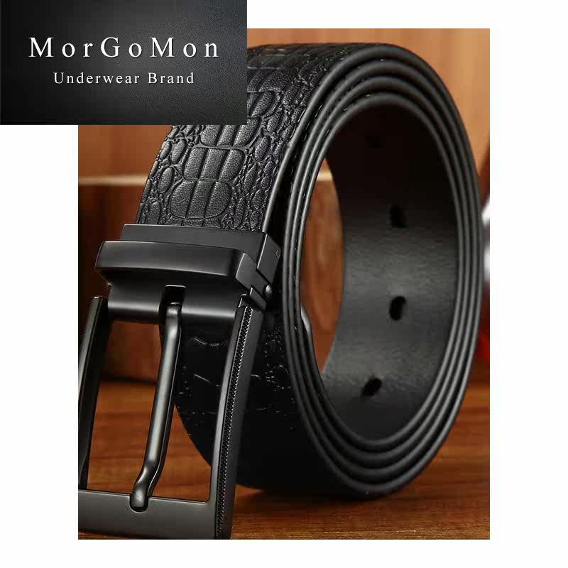 真皮手工男士2020针扣韩版个性皮带 morgomon慕格蔓腰带/皮带/腰链