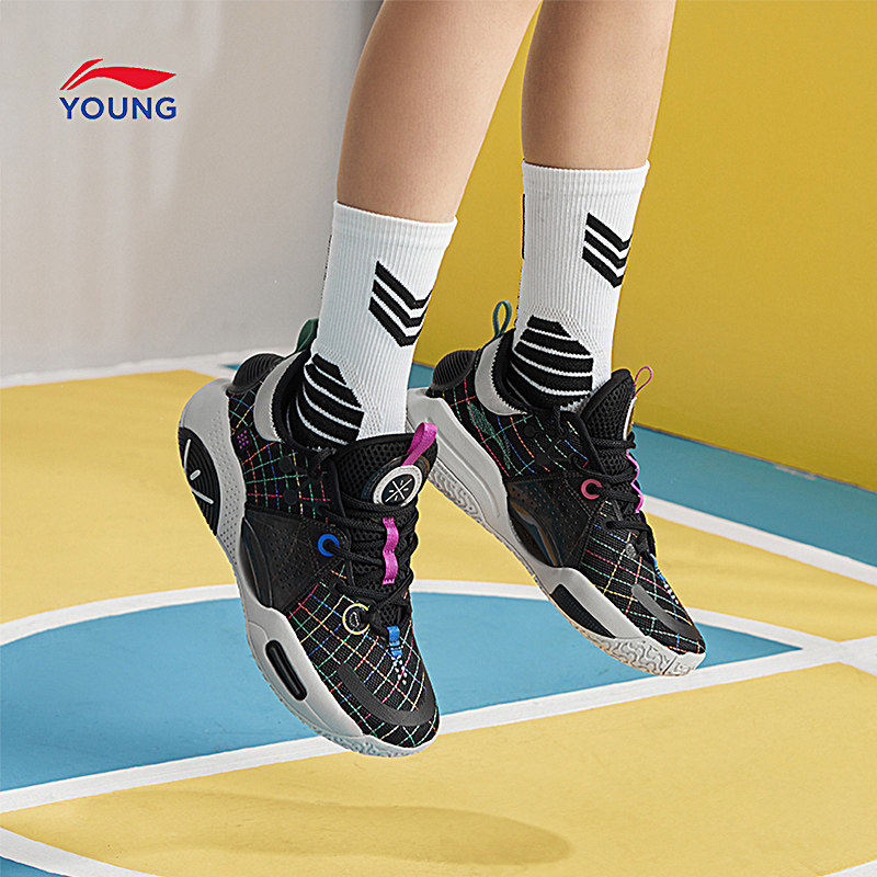 李宁女子全城9青年版韦德篮球鞋 李宁篮球篮球鞋