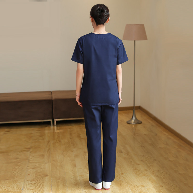 手术衣服女牙科医生刷手服手术室夏 半永久医护制服
