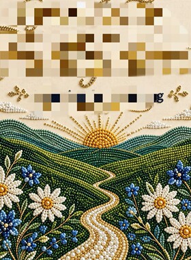 跨境新品Ghost Pearl Art DIY Kit创意钻石珍珠画diy套装