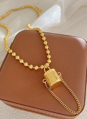 2025新款欧美风时尚轻奢钛钢项链