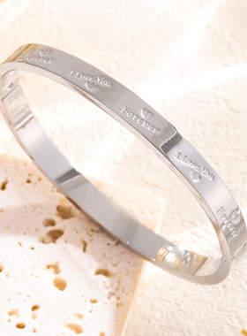 loveForever时尚钛钢手镯不掉色