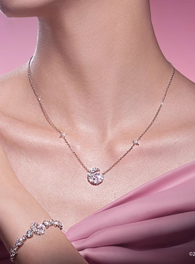 幻梦心月925纯银项链芭比合作款