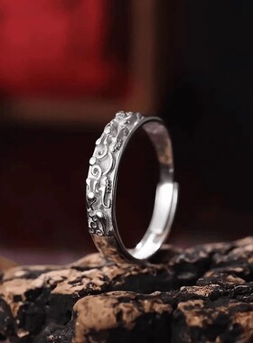 2025新款貔貅925银戒指轻奢百搭