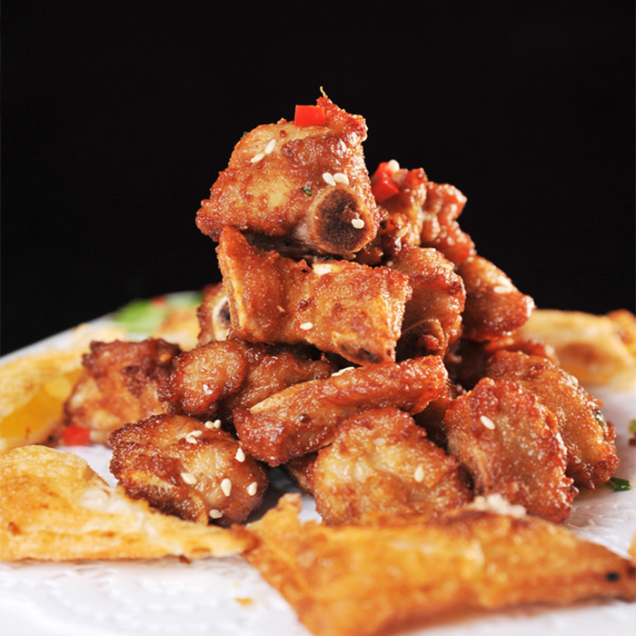 冯记粒粒蒜香骨冷冻速食腌制蒜香骨粒粒骨半成品调味排骨400g广式