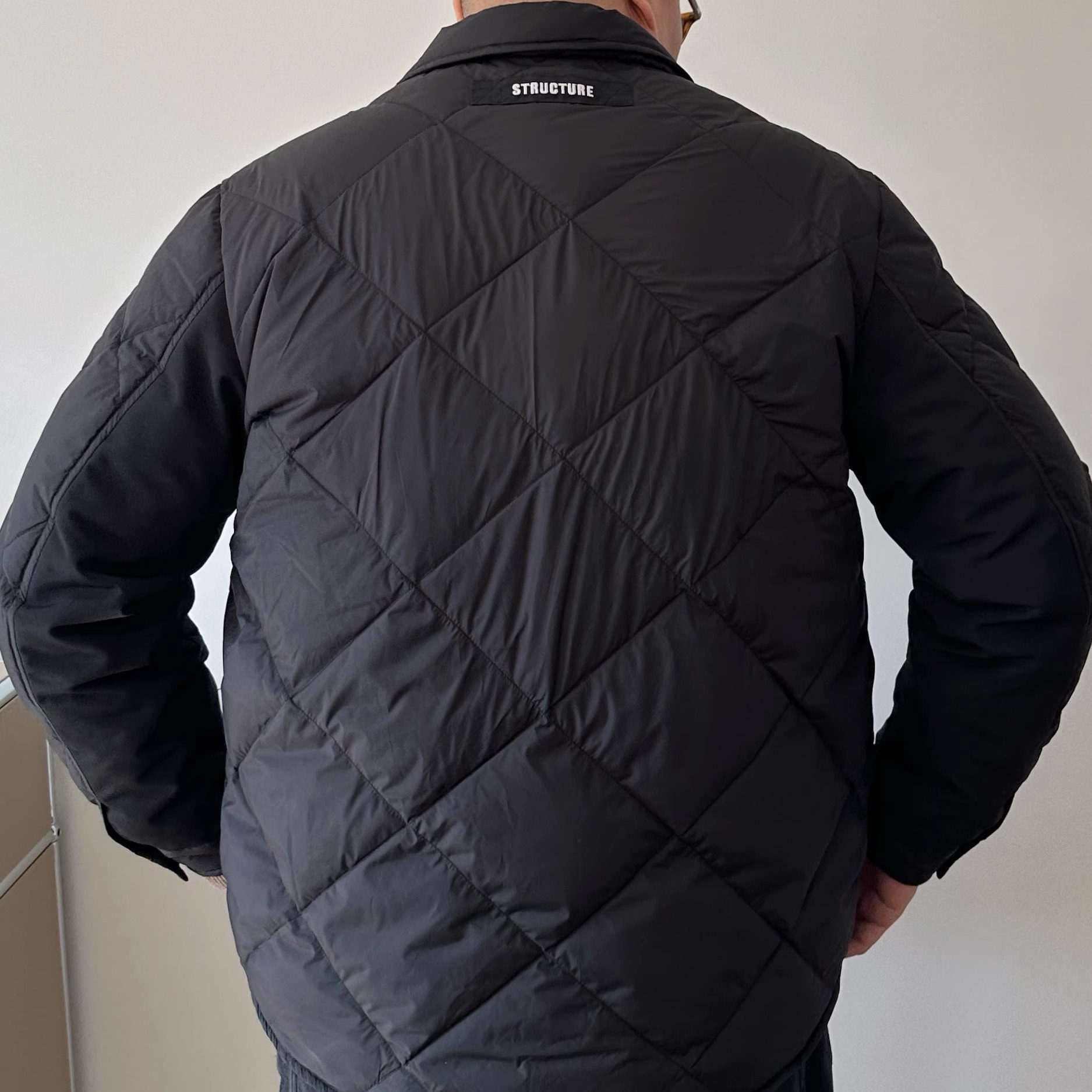 DAEVU大码男装冬季轻薄菱形格衬衫款加肥加大男士翻领羽绒服外套,淘宝优惠券,粉丝福利购,淘宝优惠卷