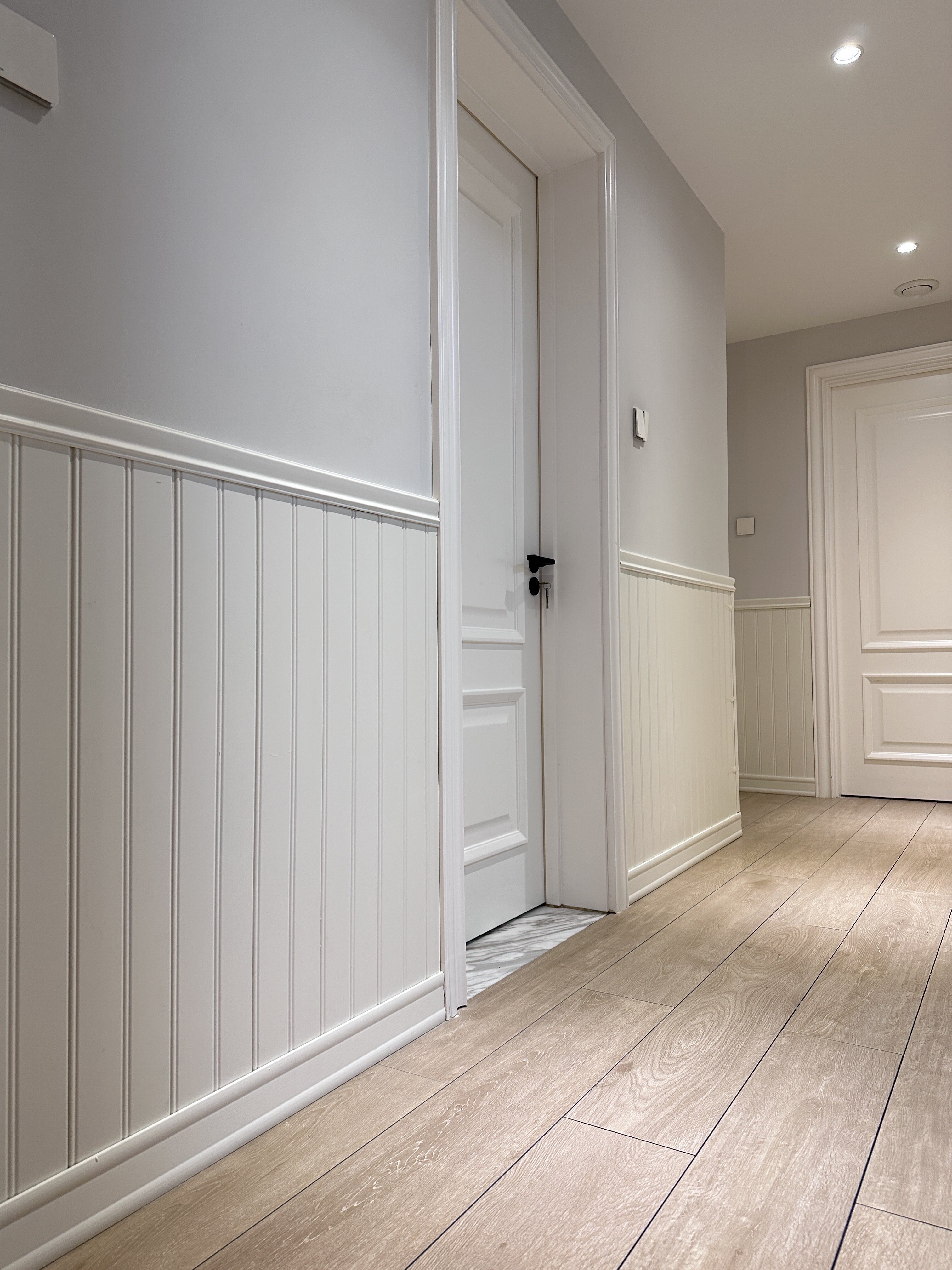 竹木纤维墙裙半墙防潮护墙板生态木塑客厅宾馆幼儿园学校防撞墙围