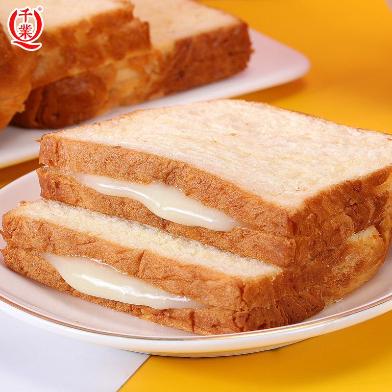 千业吐司手撕早餐整箱4斤即食面包 千业食品西式糕点