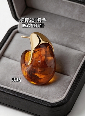 c形耳环小众独特耳钉夸张耳饰