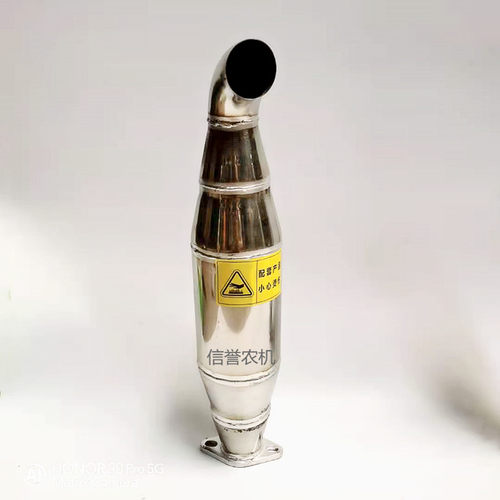 大棚王白钢款消音器排气管时风五征泰山30宁波四轮单缸柴油机烟筒 - 图0
