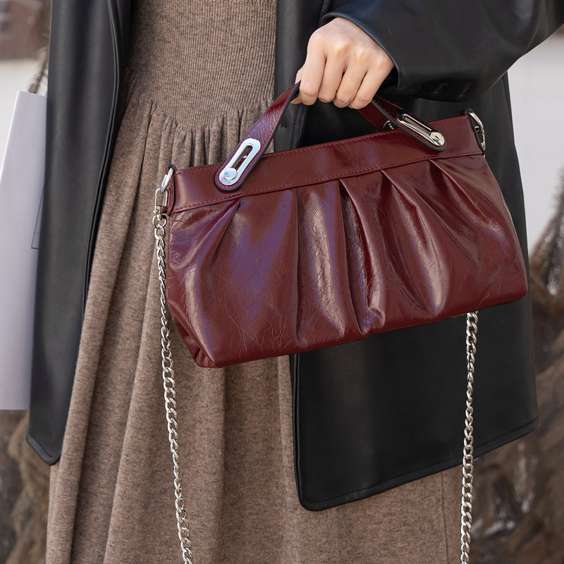 气质真皮休闲女包手提小包时尚高档质感纯牛皮大容量手拿包多功能,淘宝优惠券,粉丝福利购,淘宝优惠卷