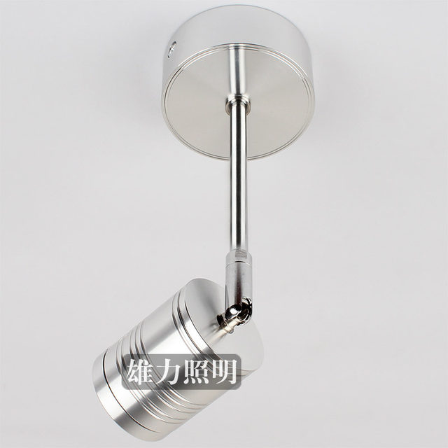 Led spotlight 3w surface mounted living room tv background wall light