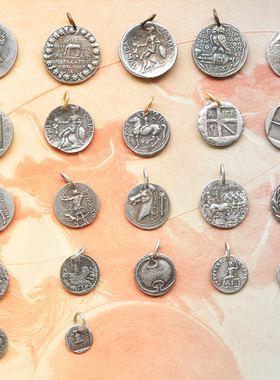 雅典娜欧洲希腊浮雕项链定制