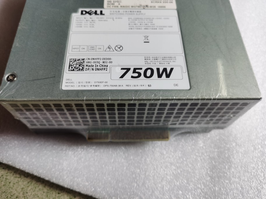 DELL T5820 T7820电源D750EF-00 H750EF-00 NHFP2 662DC 750W - 图1