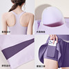 Yoga suit for women 2026 new style vest with chest pad running sports fitness professional Pilates training clothing top
