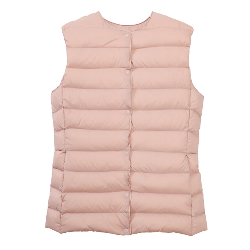 2020新款轻薄圆领v短款大码90马甲 锋步服饰羽绒服