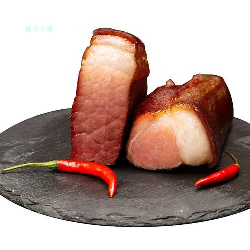 腊肉正宗四川精品五花腊肉农家自制烟熏腊肉咸香 500克包邮 - 图2