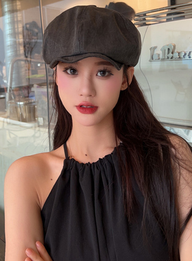 鸭舌帽户外女夏天显脸小