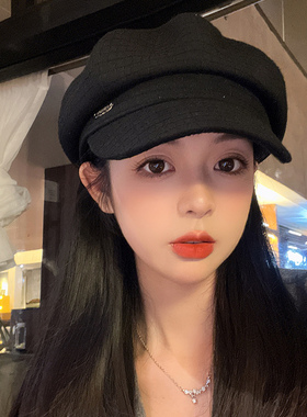 八角帽出游韩版女秋季显脸小