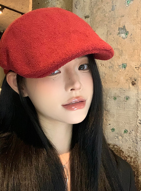 鸭舌帽出游韩版女秋冬显脸小