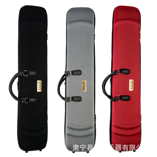 Модернизированная коробка Erhu Oxford ткань ткань с двумя плечами с двумя плечами, кожаная ручка, мягкая ручка, антикомпрессия, жесткая коробка