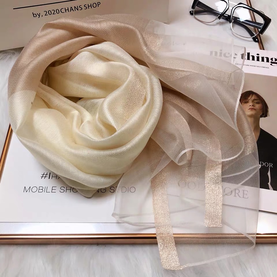 2025新款真丝围巾女春秋薄款纱巾夏季妈妈桑蚕丝时尚送礼礼盒丝巾,淘宝优惠券,粉丝福利购,淘宝优惠卷