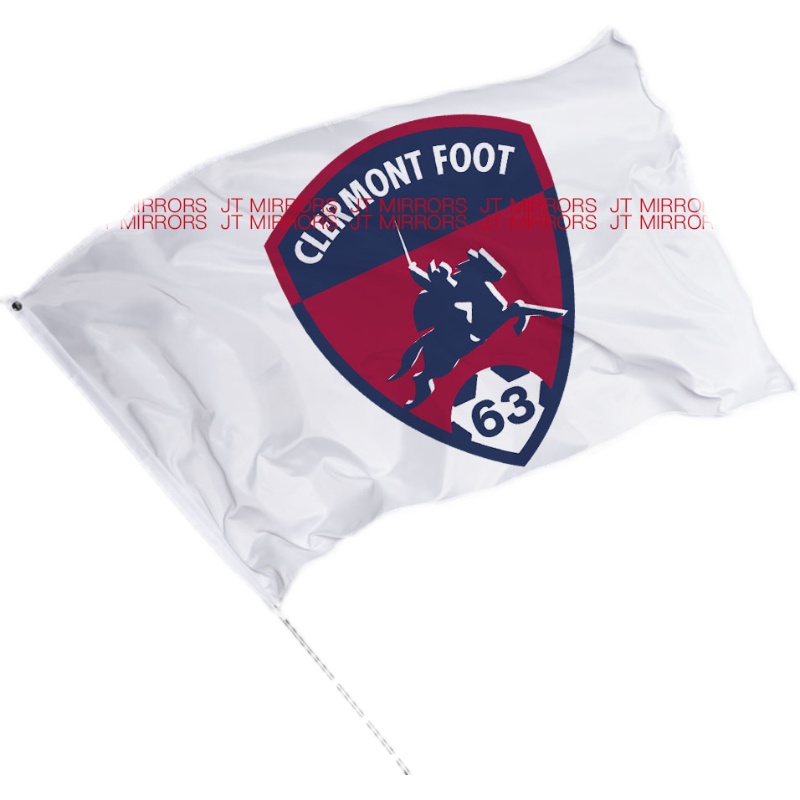 法甲联赛克莱蒙足球俱乐部周边应援队旗定做Clermont Foot flag - 图0