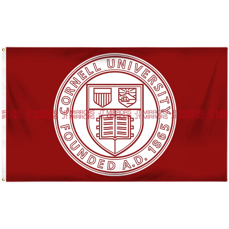 康奈尔大学学院校旗班旗校运会队旗旗帜Cornell University flag - 图0