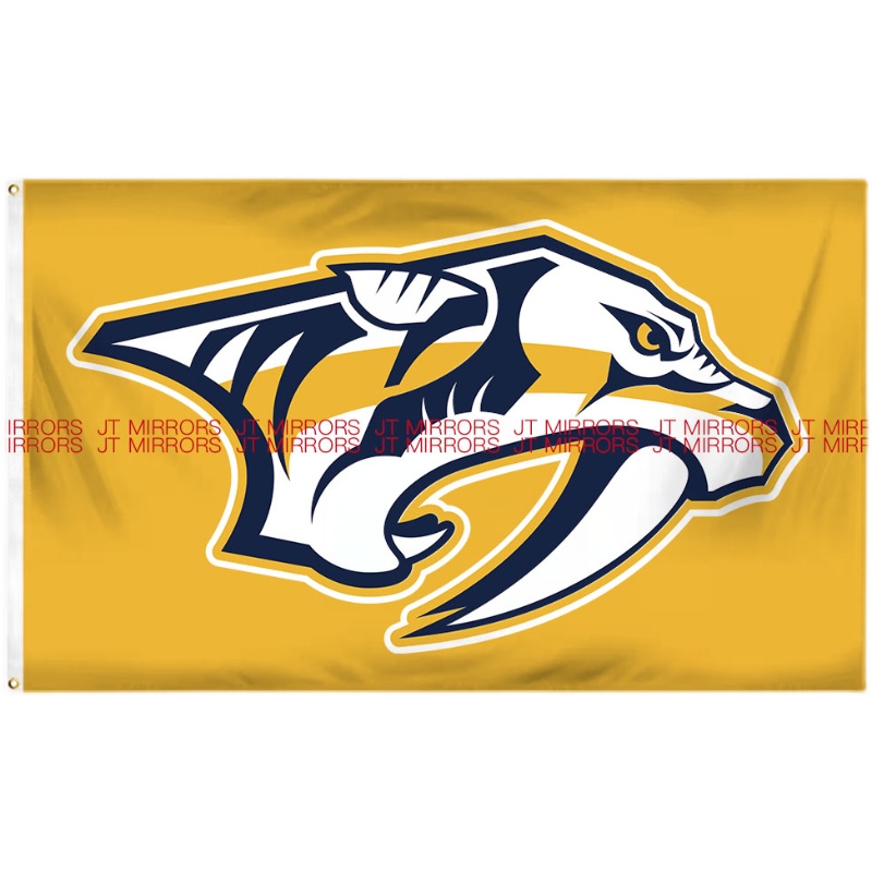 NHL美国纳什维尔掠夺者曲棍球冰球俱乐部队旗Nashville Predators - 图0