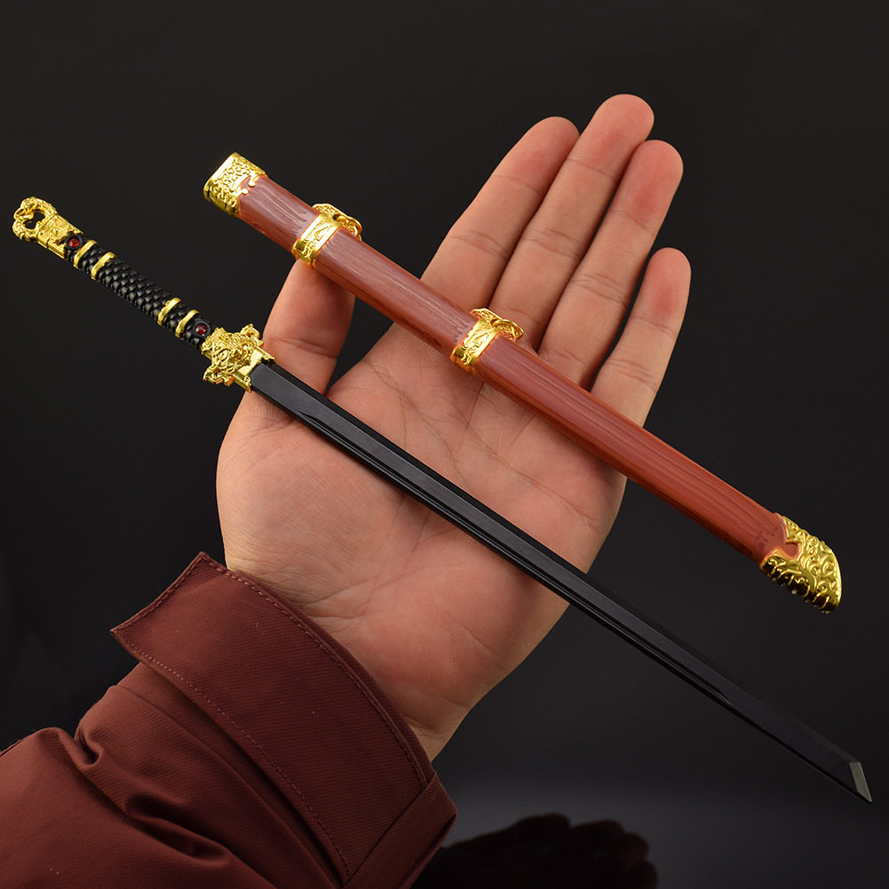 和平精英皮肤和平精英游戏周边武器模型春节皮肤唐横刀大唐西安30CM玩具刀剑