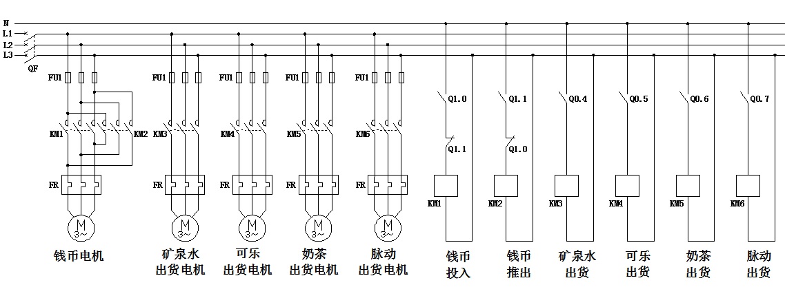 自动售货机西门子1200plc和tp700触摸屏模拟仿真程序3博途V15.1 - 图1