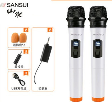 Sansui/山水 P300配件遥控器P500话筒充电器电源线连接线评书戏卡