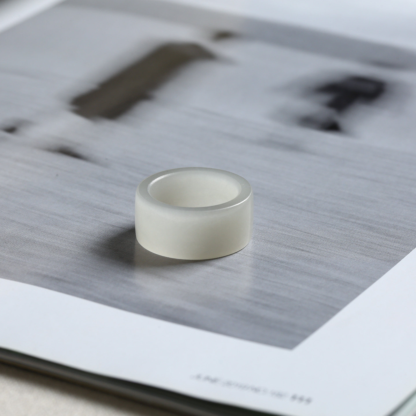 17号戒指 和田玉烟紫宽条直切款方口指环 扳指 5705,淘宝优惠券,粉丝福利购,淘宝优惠卷