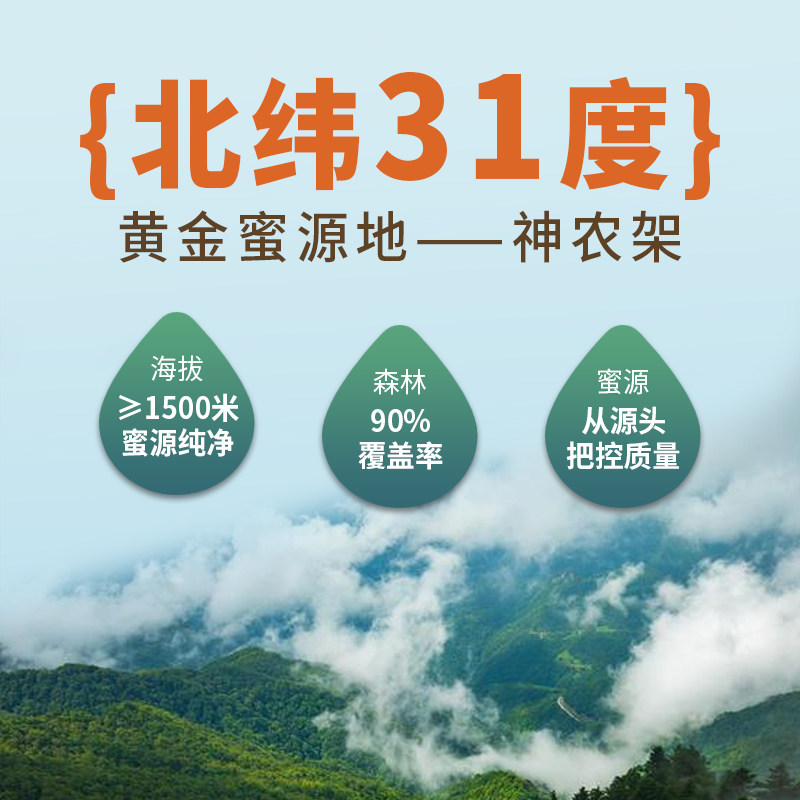 神农蜂语深山自然成熟农家土蜂蜜 神农蜂语蜂蜜